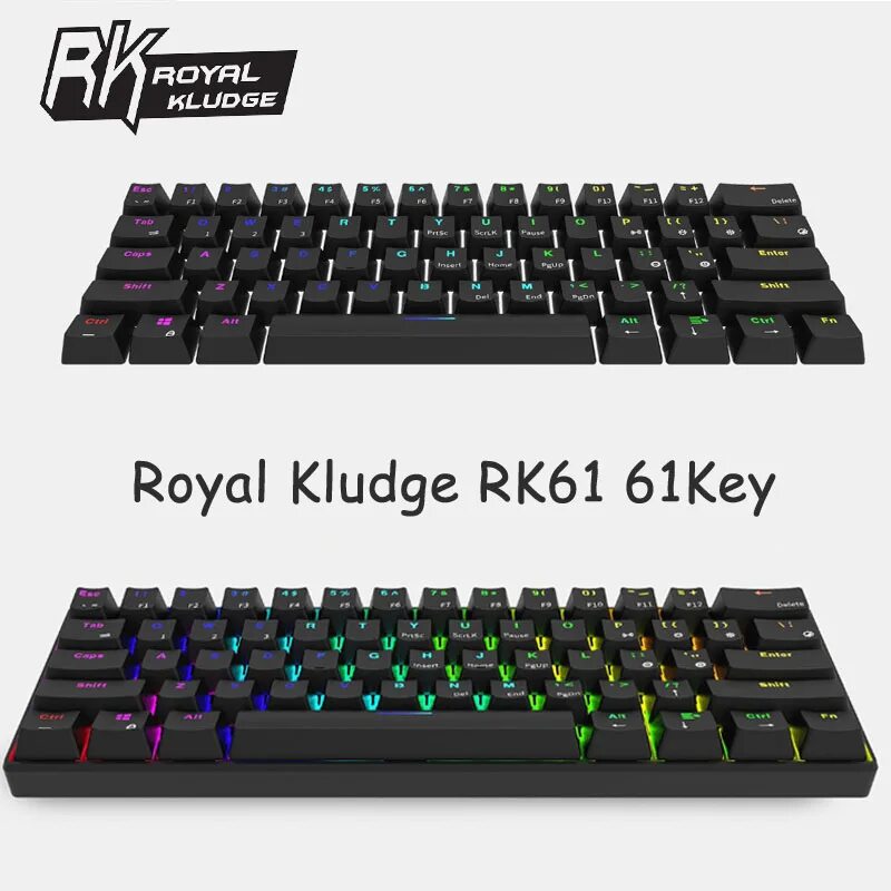 Royal kludge rks98. Клавиатура Royal Kludge Keyboard. Royal Kludge rk61 Keyboard. Компактная механика Royal Kludge rk61. Переключатели Royal Kludge.