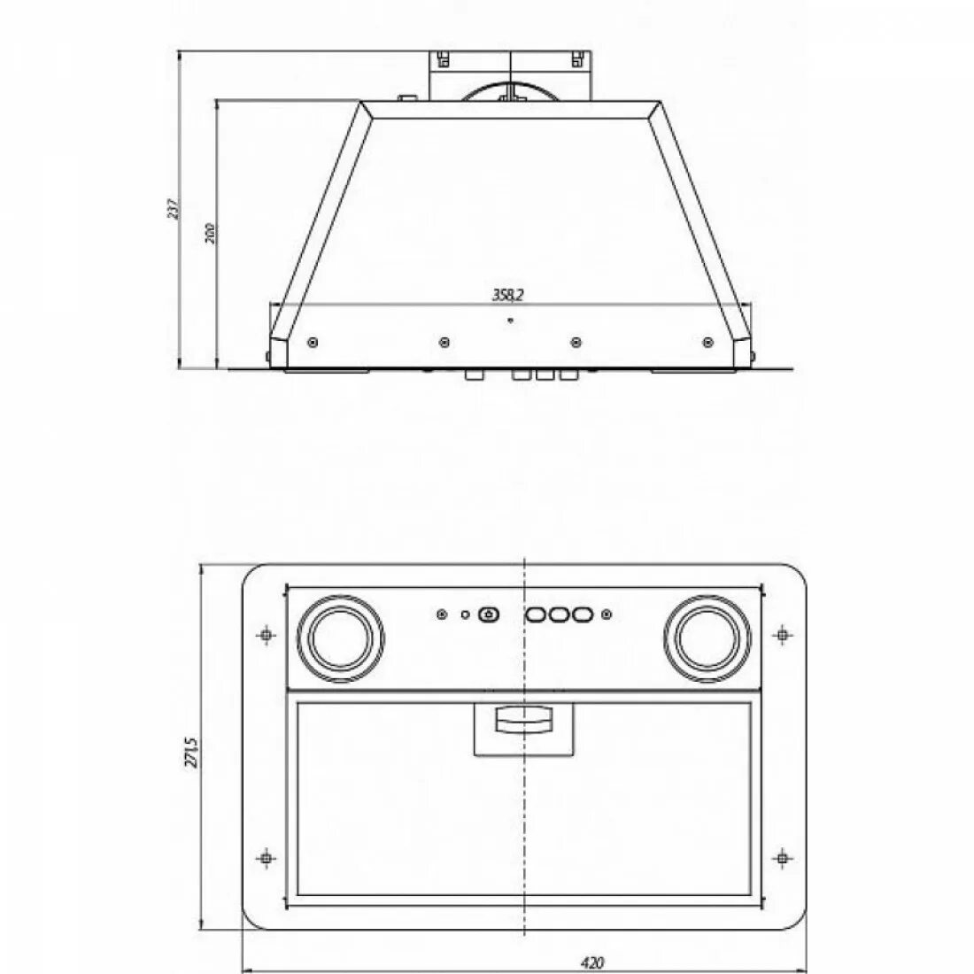 Elikor flat 52п 650. Кухонная вытяжка Elikor врезной блок Flat 52п-650-к3д. Вытяжка Elikor врезной блок Flat 52п-650-к3д белый. Вытяжка Эликор врезной блок Flat 42 белый/хром. Elikor блок врезной Flat 52п-650-к3д белый.