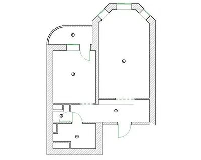 Планировка квартиры с окном в коридор