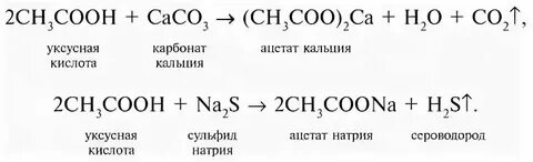 Сероводородная кислота и карбонат калия