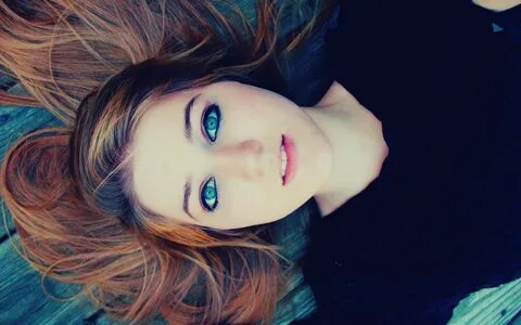 Beautiful big blue eyes