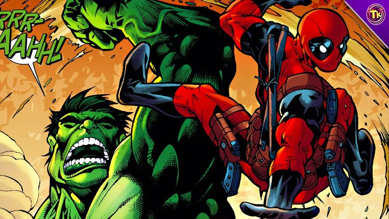 Красный халк фильм. Дэдпул против халка. Hulkpool. Марвел комикс дедпул халк. Дэдпул против халка комикс.