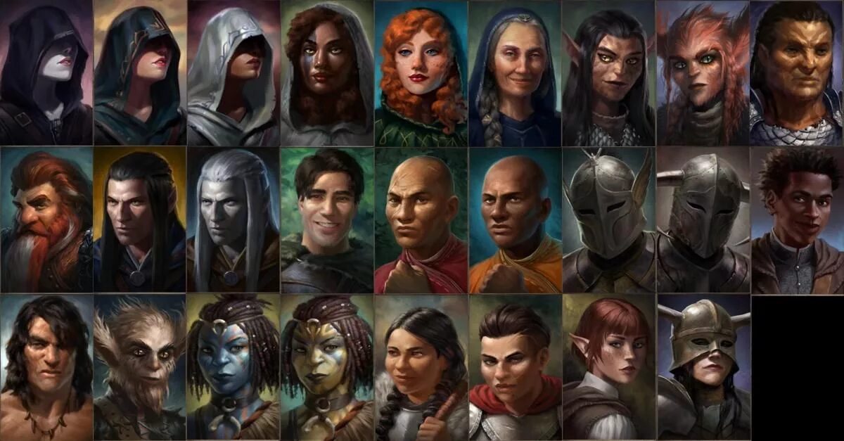 D d baldur s gate. Pillars of eternity игра. baldur&#039;s gate 3 арт героев. pillars of eternity портреты. pillars of eternity портреты богоподобных.