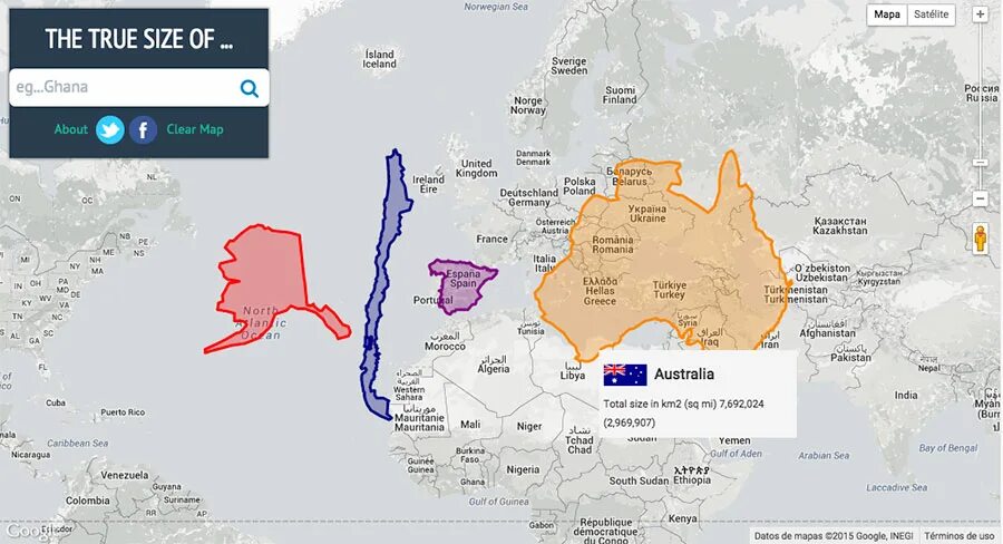 The true size of. The true size. the true size com. australia size vs russia size. true to size.