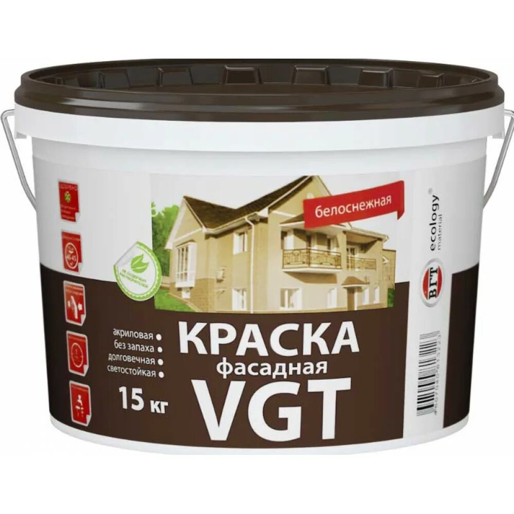 Краска в/д фасадная 15кг новатек. Краска фасадная 15 кг. Краска фасадная 15 кг. Vgt вд-ак-1180 фасадная. Краска фасадная 15 кг.