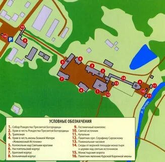 Монастыри курская область карта