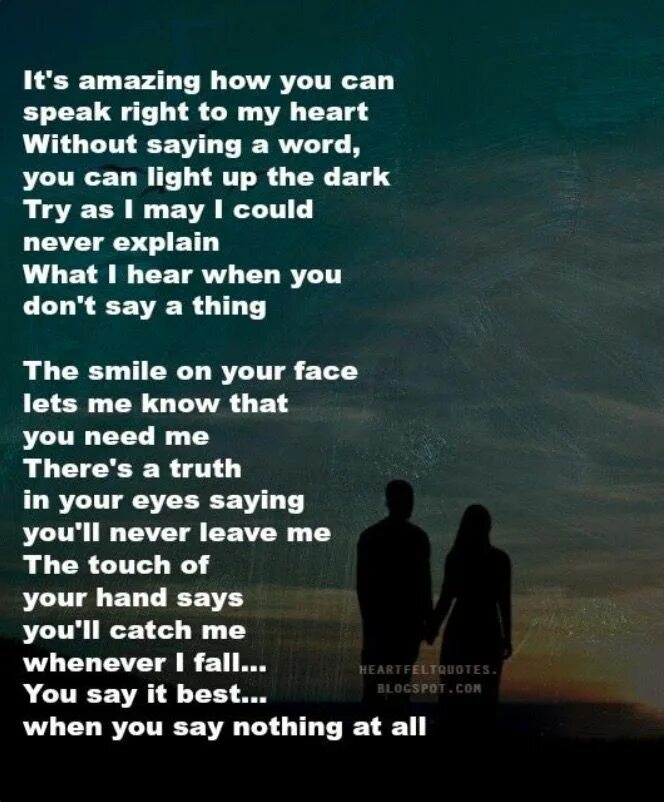 Nothing to say. Ронан Китинг when you say nothing at all. Say nothing. Ronan Keating when you nothing текст.