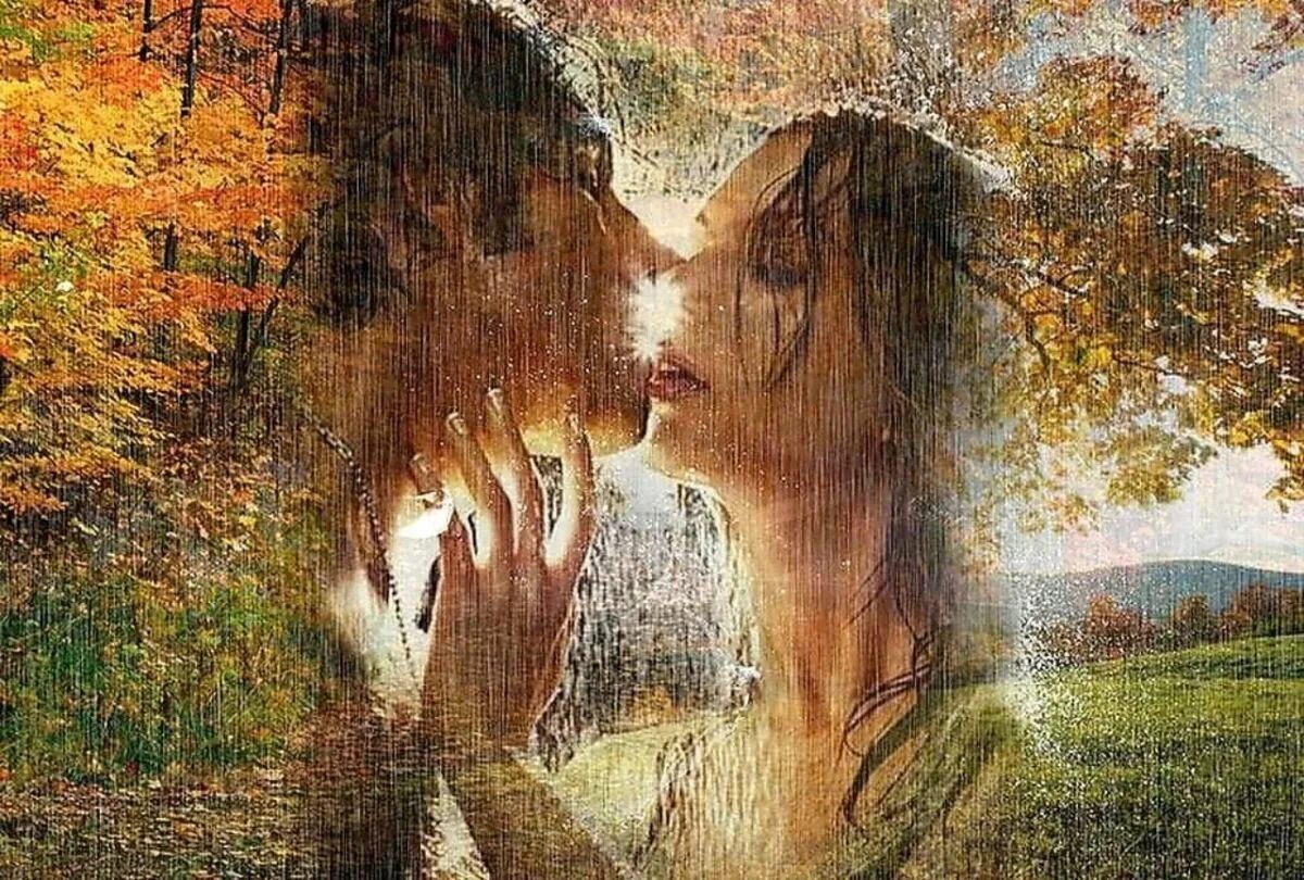 Поцелуй ветров. Осенняя любовь. Поцелуй осени. Осень любовь. Осенний поцелуй под дождем.