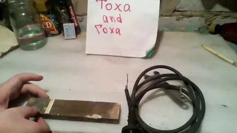 Кипятильник из нихромовой проволоки