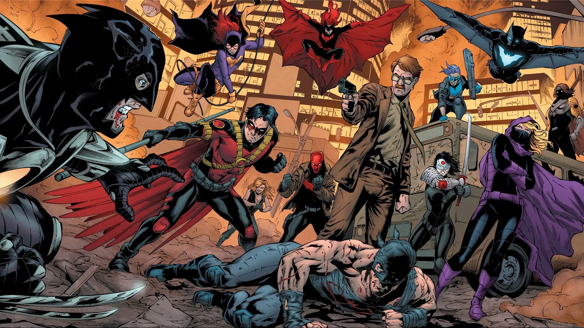 Бэт-семья DC Comics. Линкольн марш DC. Bat Family комикс.