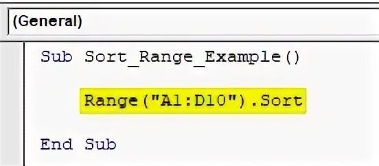 Range sort