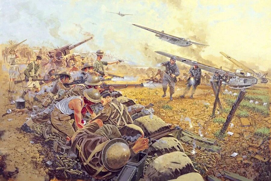 Битва глобальных. Битва за крит 1941. критская операция 1941. немецкие десантники битва за крит 1941. десант немцев на крит 1941.