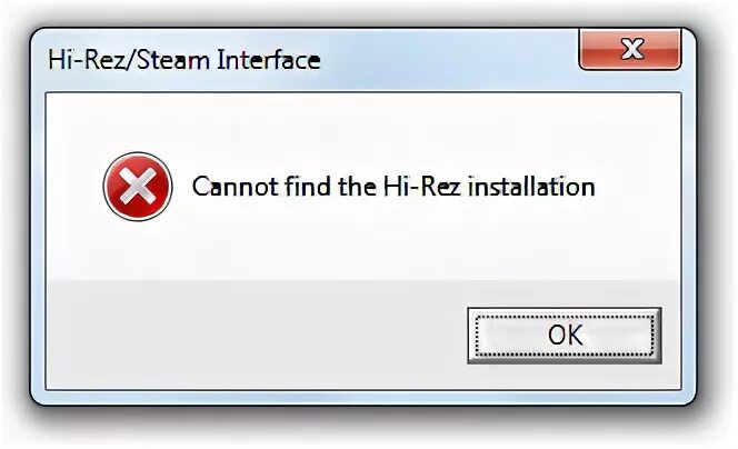 Application load error
