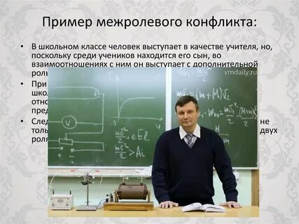 Пример конфликта между ролями