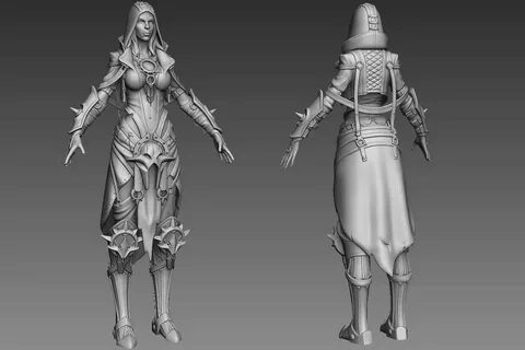 D d 3d models