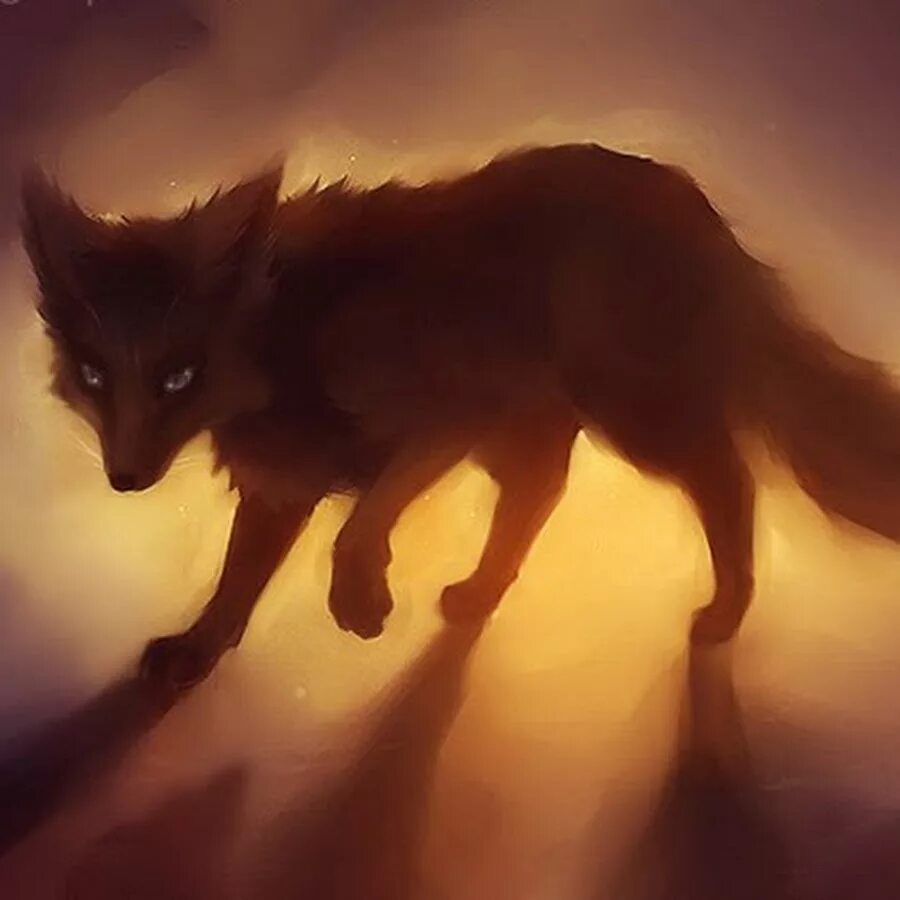 Tanya shadow fox. Теневая лиса. Теневая лиса. Лис демон кицунэ черный. Лис аватар.