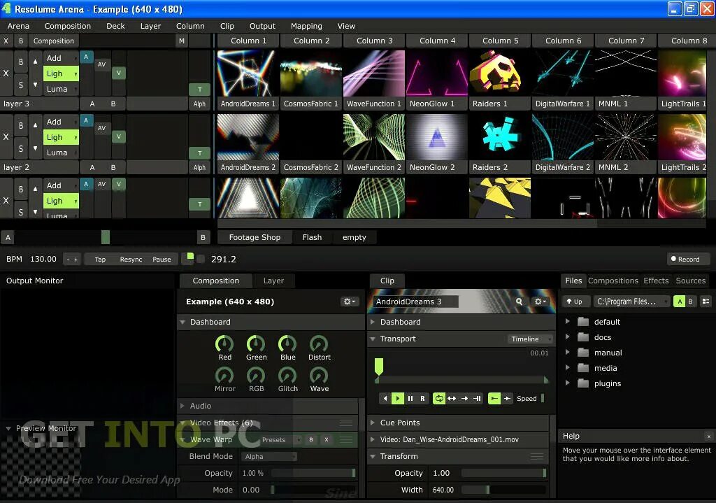 Resolume arena 6. Программа resolume. resolume arena 7.13.2. arena resolume интерфейс.