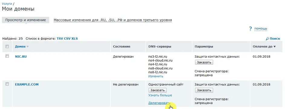 Как делегировать домен. Делегирование зоны dns. dns сервера nic.ru. регистрация домена в ру центр. как делегировать домен ns.