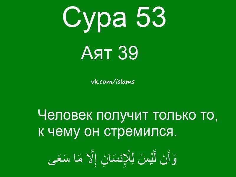 Сура 53 39