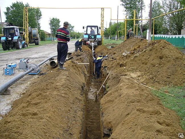 Земляные работы трубопроводы
