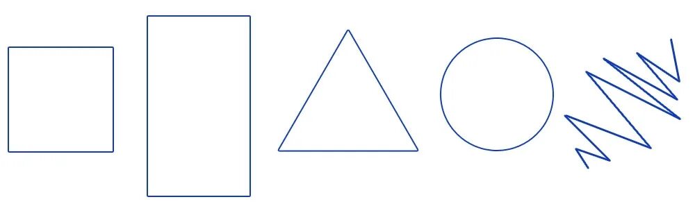Психологический тест треугольник. Психогеометрический тест Сьюзен Деллингер. Геометрические фигуры зигзаг. Тест на фигуры треугольник квадрат круг. Геометрические фигуры прямоугольник.
