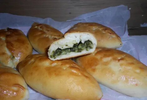 Пирожки с ревенем в духовке