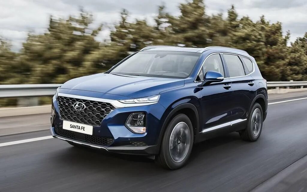 Новые выпуски 2019 года. Хендай Санта Фе 2019. Hyundai Санта Фе 2019. Новый Hyundai Santa Fe 2019. ХОНДАЦ Сантафи 2019.