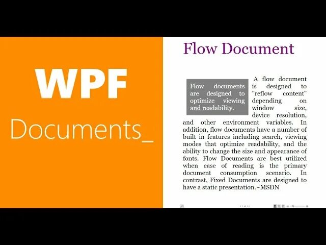 Document flow. Wpf flowdocument. flow документы c#.