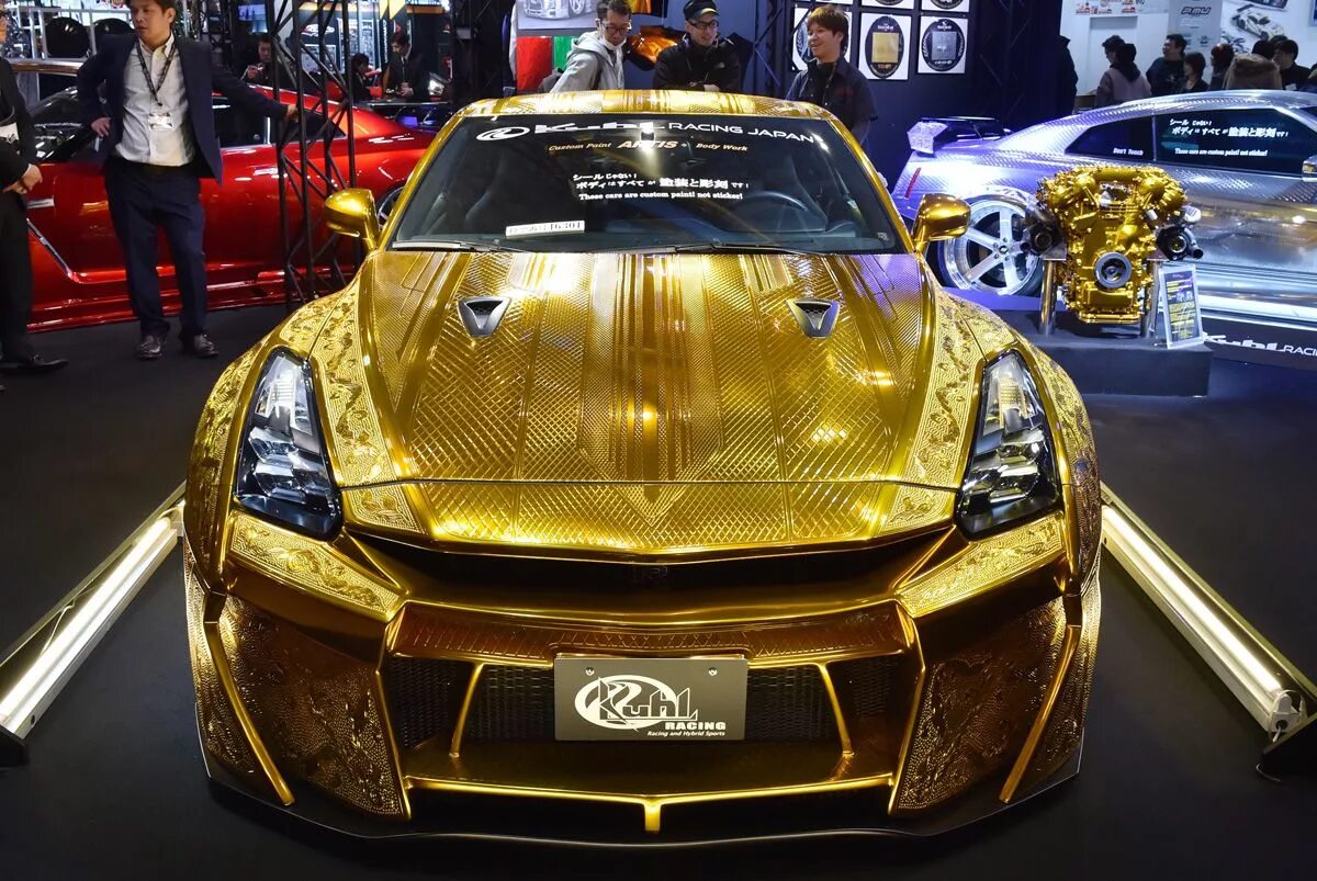 Gold car