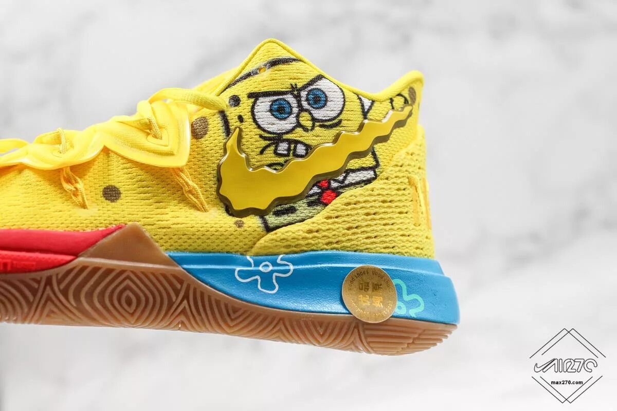 Spongebob 5. Nike Kyrie 5 Spongebob Squarepants. Кроссовки Кайри Спанч Боб. Nike Kyrie 5 Spongebob. Nike Kyrie 5 Spongebob/Custom.