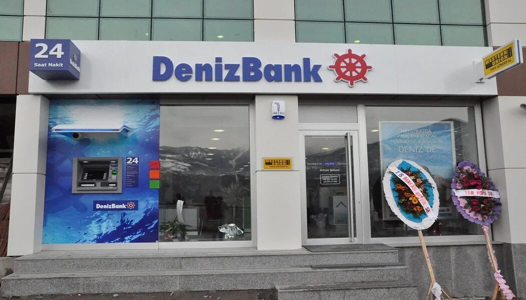 Российские банки в турции. Денизбанк Турция. Турецкие банки DENIZBANK. DENIZBANK В Москве. DENIZBANK ATM.