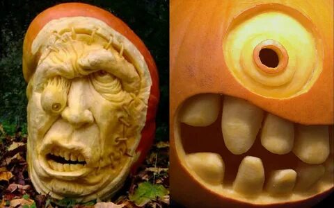 Scary Halloween Pumpkins, Homemade Halloween Decorations, Happy Halloween, ...