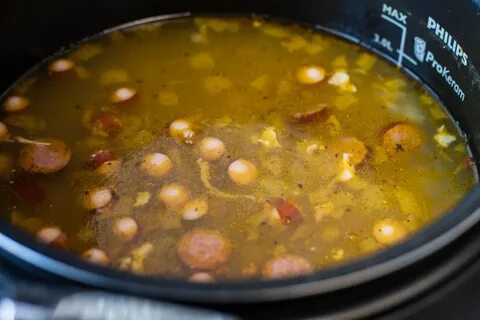 Рецепт горохового супа в скороварке