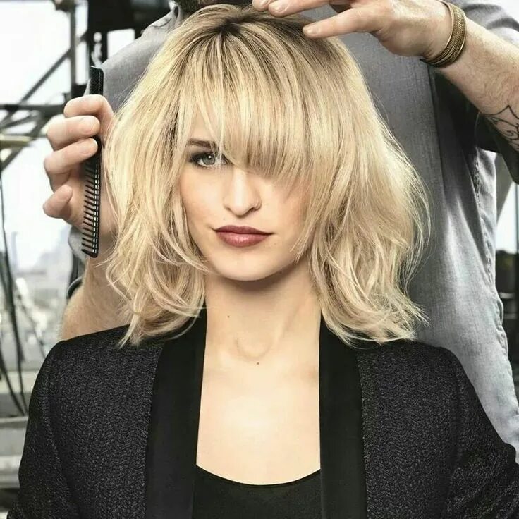 Прическа shag