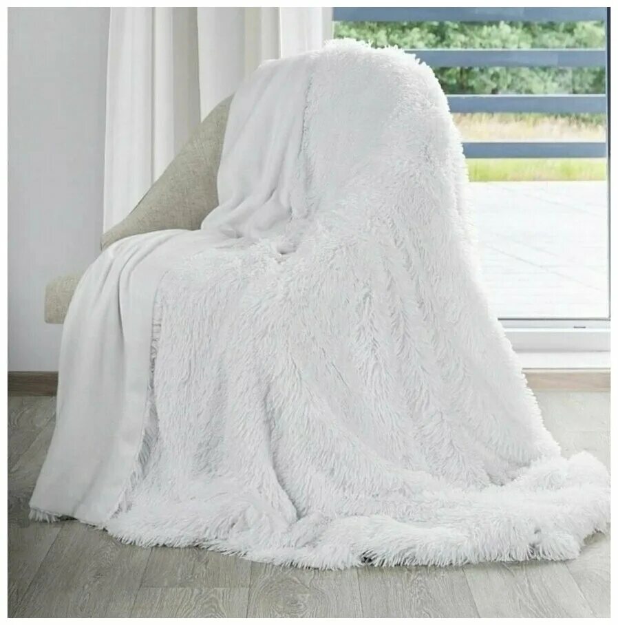 Плед с длинным ворсом kalice 220*240 молочный. Белый ворсистый плед. Плед с ворсом. Плед sally 220x240 см искусственный мех. Плед мохнатый.