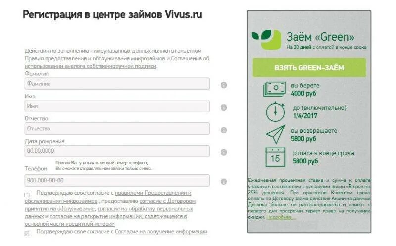 Оформить банковскую карту без прописки