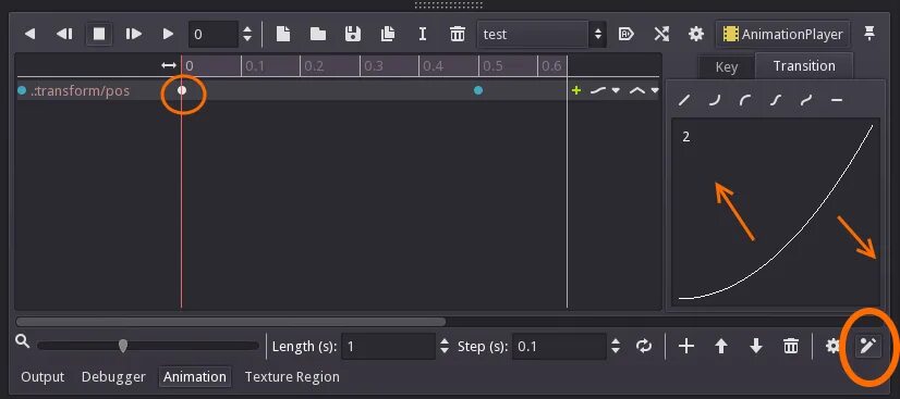 Godot animation player