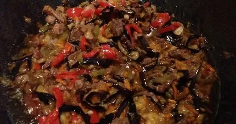 Приготовление баклажанов с мясом