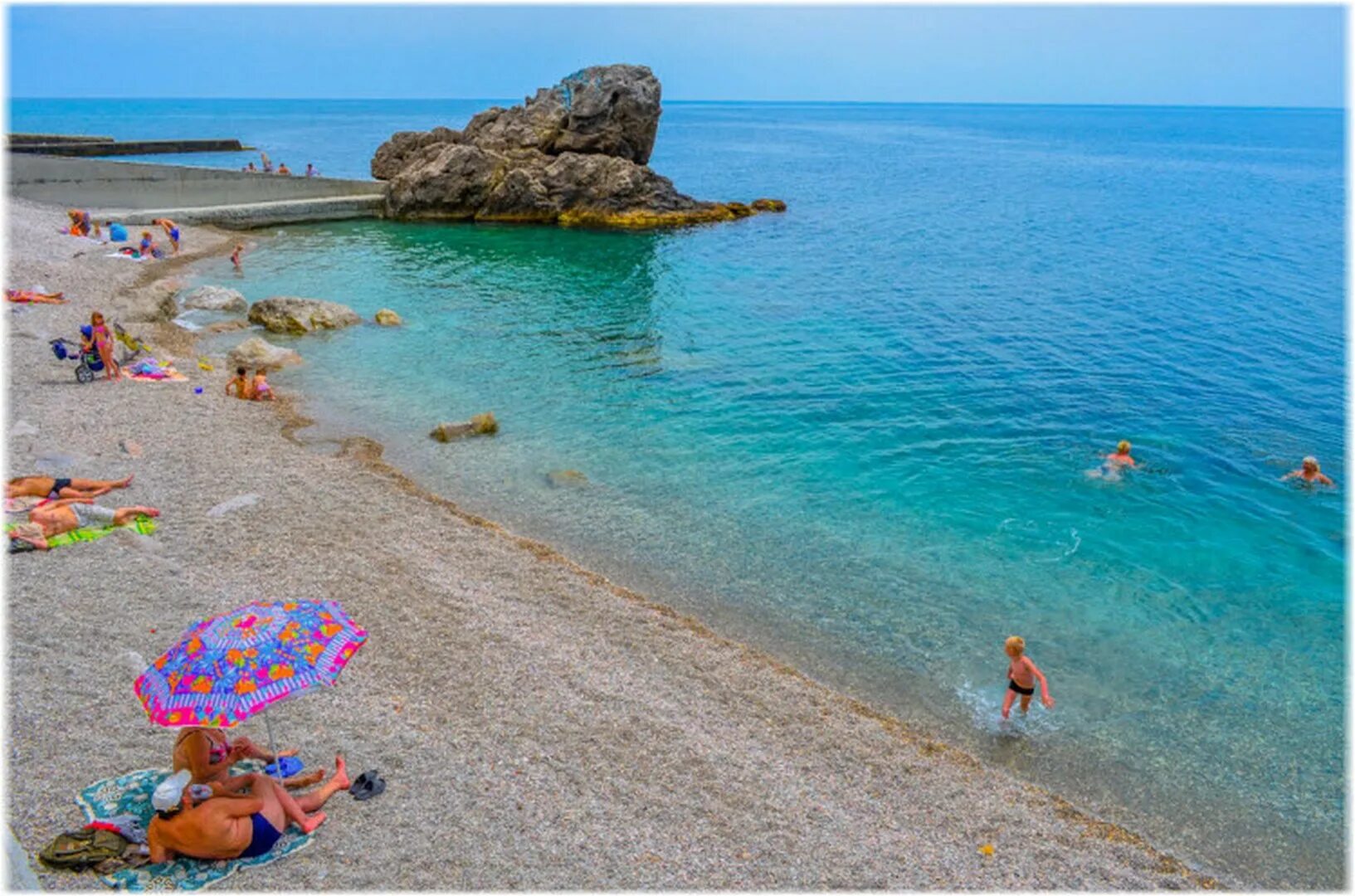 Алупка Крым пляж лягушка