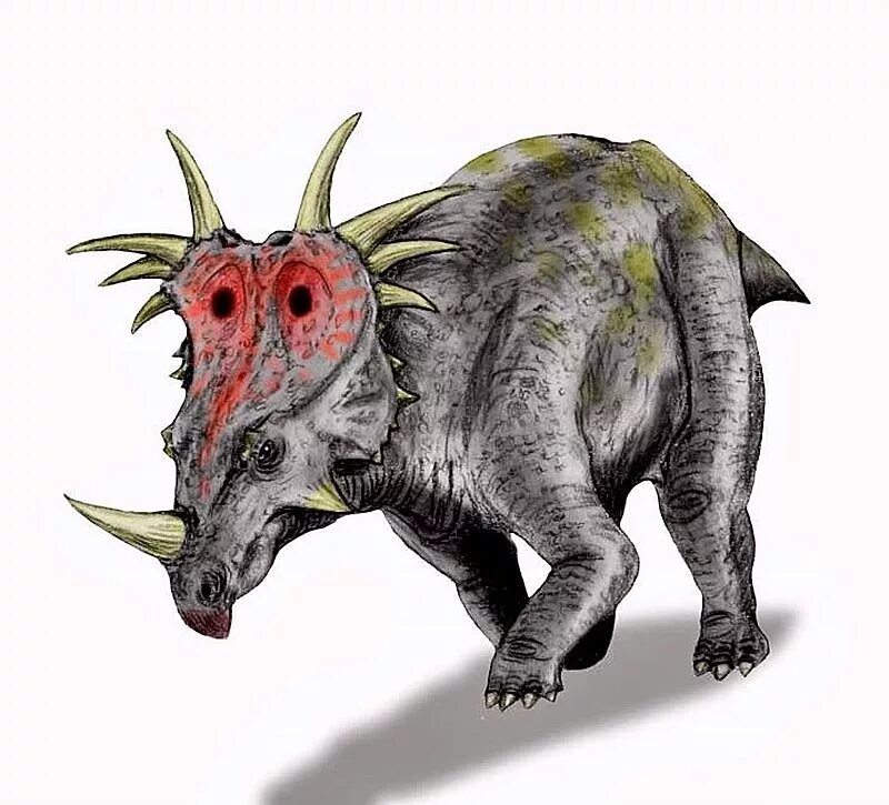 Стиракозавр парк Юрского периода. Стиракозавр травоядный. Трицератопс цератопсиды. Верхнемеловой Эра Стиракозавр. Динозавр с рогом на голове