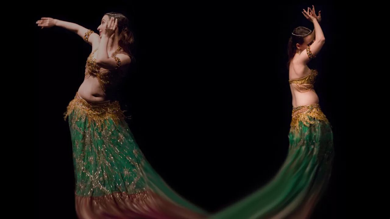 Arabic dancing girl