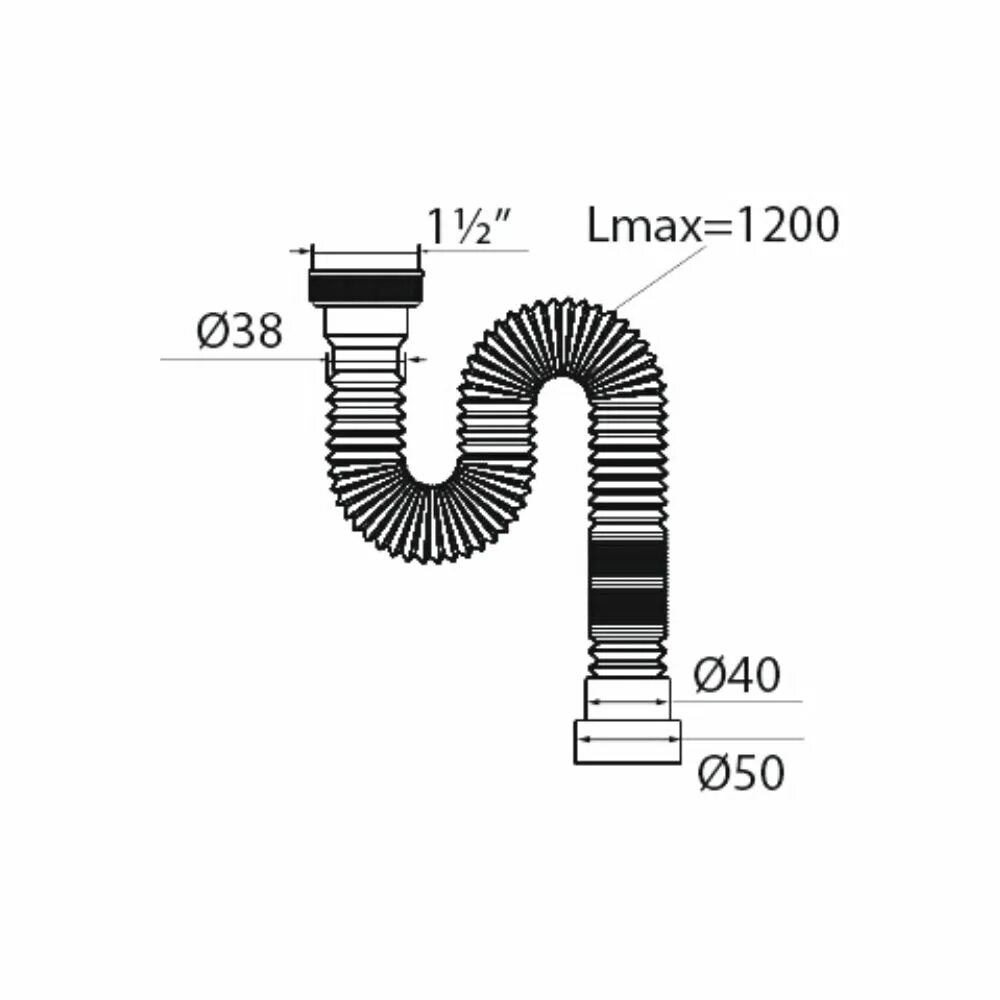 Гофра для сифона мойки. Сифон VIRPLAST мини Элит. Труба гофрированная для мойки, для раковины VIRPLAST мини Элит 30986254. Сифон гофрированный VIRPLAST 30980312. Сифон VIRPLAST Элит d 40/50.