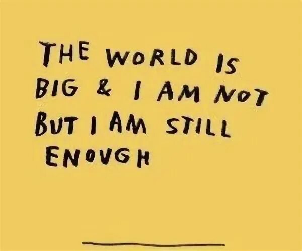 But i am still