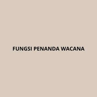 Penanda Wacana SPM