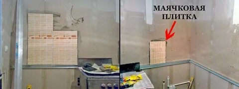 Как правильно положить плитку на кухне фартук