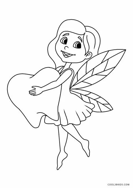 Раскраска зубная фея для детей распечатать Gd_shahajalal: I will draw coloring book page for kids for $5 on  in 2