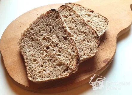 Ржано пшеничный хлеб на закваске в духовке