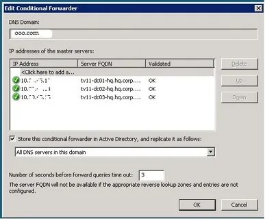 Configure dns servers