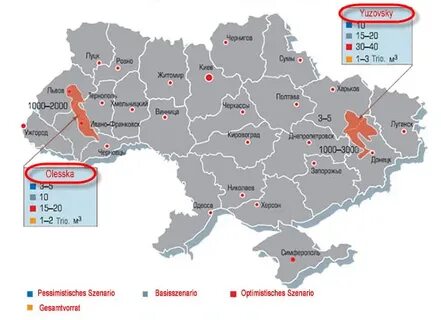 Газовые карты украины