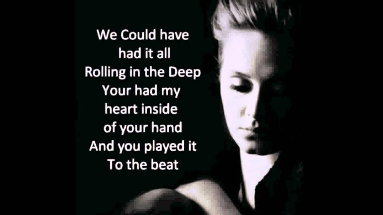 Роллинг ин зе дип. Rolling in the Deep текст. Adele Rolling in the Deep слова.